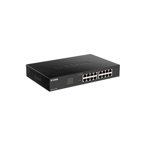 D-link switch 16 ports 1 gbps dgs-1100-16v2/e