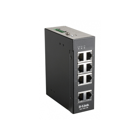 Commutateur industriel fast ethernet non administrable d-link dis-100e-8w