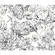 Papier peint photo - flowerbed - taille 300 x 250 cm